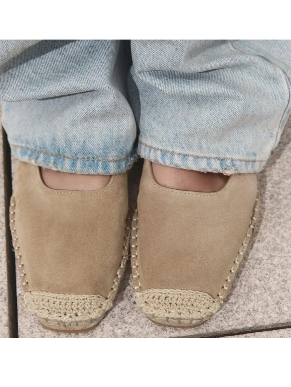 Zara Tan Suede Espadrille Slingbacks